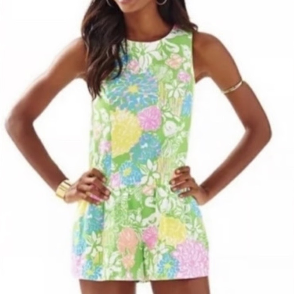 Lily Pulitzer NWT Gretch Romper size 10 has pockets ☀️